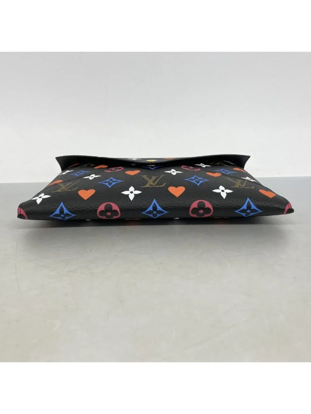 Louis Vuitton Pouch Monogram Game on Pochette Kirigami Black White